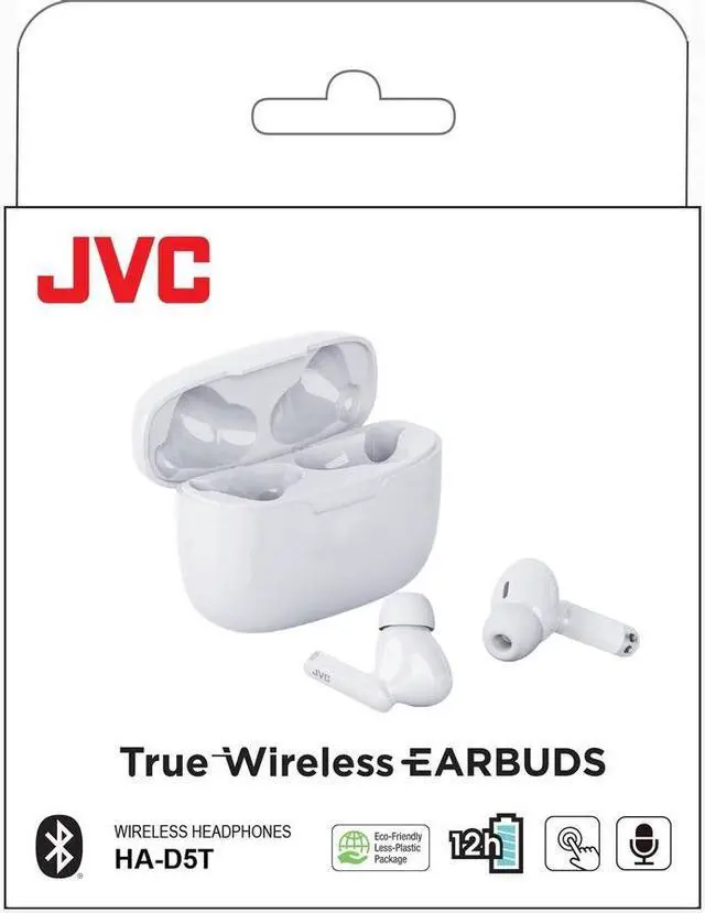 Alt view image 7 of 7 - JVC Earset - True Wireless - Earbud - In-ear - White