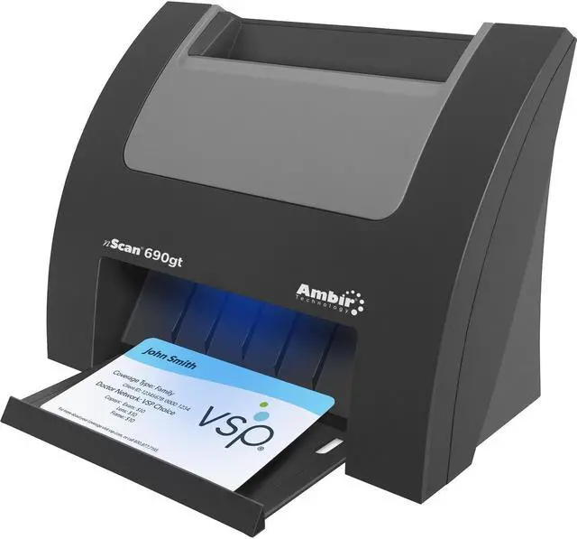 Alt view image 13 of 13 - Ambir nScan 690GT Card Scanner DS690GTBCS