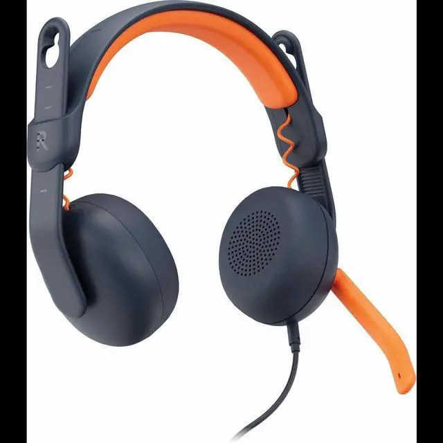 Alt view image 4 of 8 - Logitech Zone Learn Headset - Stereo - USB Type A - Wired - On-ear - Binaural - Circumaural - 4.30 ft Cable - Noise Canceling