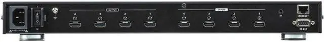Alt view image 7 of 8 - VanCryst VM0404HB 4 x 4 True 4K HDMI Matrix Switch