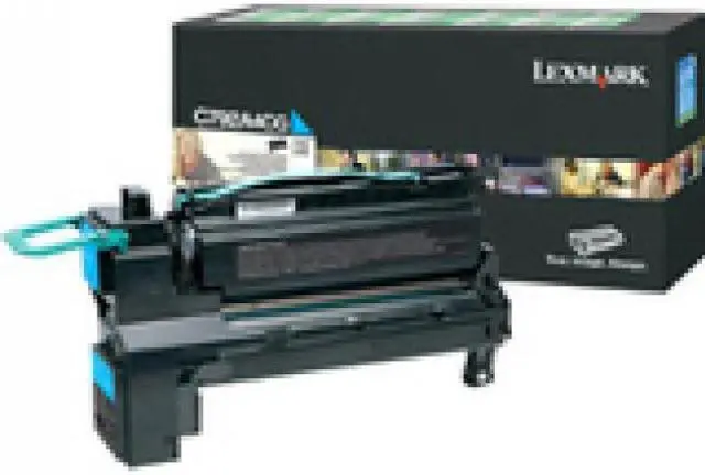 Alt view image 12 of 12 - Lexmark C792A4CG Return Program Toner Cartridge - Cyan