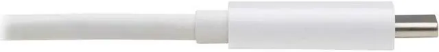 Alt view image 7 of 9 - USB C TO HDMI ADAPTER 8K60HZ HDR 4:4:4 HDCP 2.3 WHITE M/F 6IN