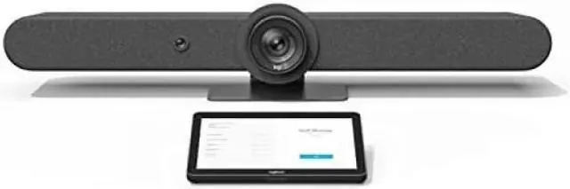 Alt view image 2 of 5 - Logitech Rally Bar + Tap IP Graphite Appliance Bundle for Medium Video Meeting Rooms with Zoom, RingCentral & Microsoft Teams on Android 991-000419