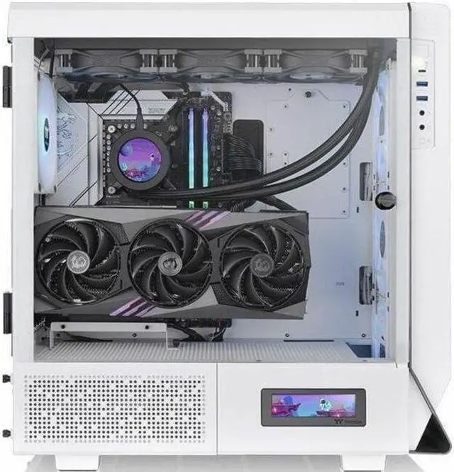Alt view image 6 of 6 - Thermaltake Ceres 500 LCD Panel Kit White AC-064-OO6NAN-A1