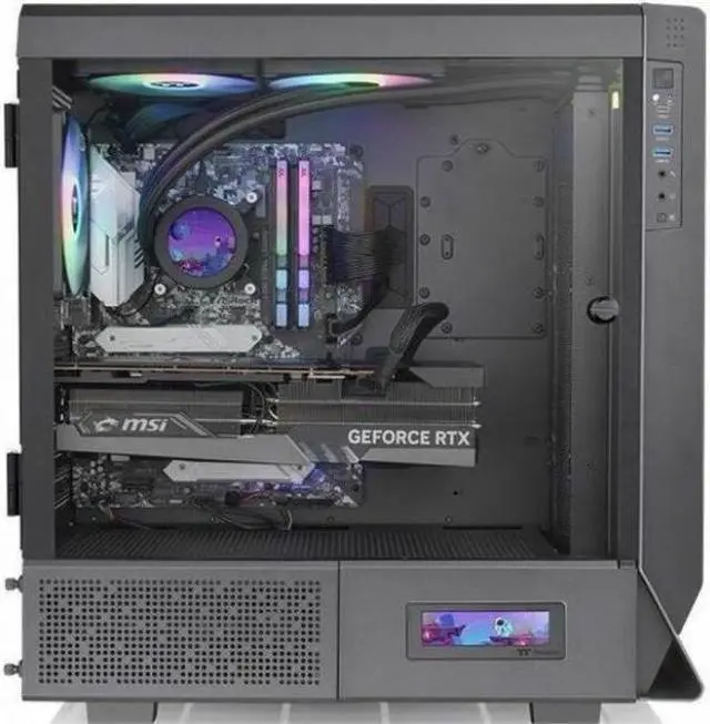 Alt view image 6 of 6 - Thermaltake Ceres 500 LCD Panel Kit Black AC-064-OO1NAN-A1