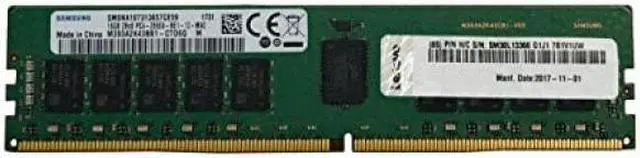 Main image of Lenovo 32GB DDR4 SDRAM Memory Module - 32 GB - DDR4-3200/PC4-25600 DDR4 SDRAM - 3200 MHz Dual-rank Memory - 1.20 V - ECC - Registered - 288-pin - DIMM
