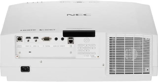 Alt view image 4 of 8 - NEC Display PV710UL-W1-13 Ultra Short Throw LCD Projector 16:10 Ceiling Mountable White NPPV710ULW113ZL