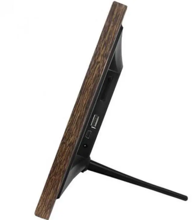 Alt view image 13 of 15 - Aluratek 8 inch Distressed Wood Digital Photo Frame with Auto Slideshow Feature ADPFD08F