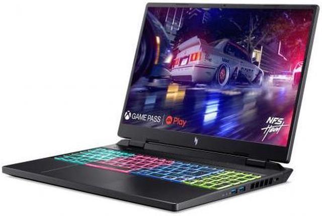 Acer Nitro 16 Gaming Laptop 2560 x 1600 IPS 165Hz AMD Ryzen 7 7735HS 16GB  RAM 512GB SSD NVIDIA GeForce RTX 4070 8GB Black 