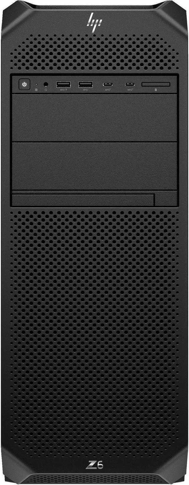 Alt view image 3 of 8 - HP Z6 G5 Workstation - 1 x Intel Xeon Hexadeca-core (16 Core) w5-3435X 3.10 GHz - 32 GB DDR5 SDRAM RAM - 512 GB SSD - Tower - Black - Intel W790 Chip - Windows 11 Pro - Serial ATA/600 Controller - 0,