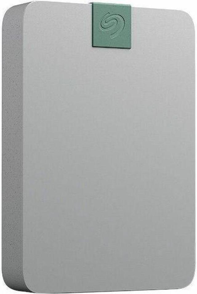 Alt view image 3 of 15 - seagate ultra touch hdd 5tb external hard drive - 15mm, pebble grey, post-consumer recycled material, 6mo dropbox and mylio, rescue services (stma5000400)
