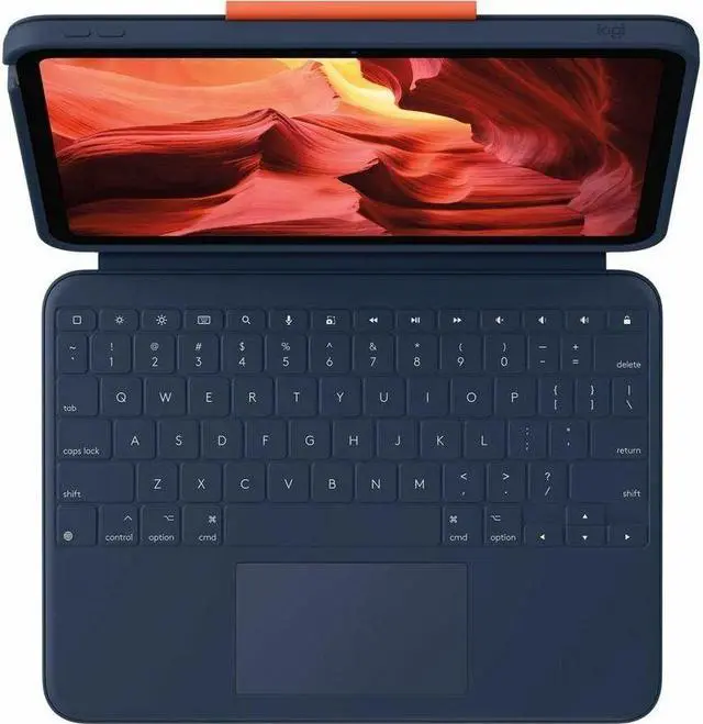 Alt view image 8 of 13 - Logitech Rugged Combo 4 Touch Rugged Keyboard/Cover Case (Folio) Apple iPad (10th Generation) iPad - 920-011130