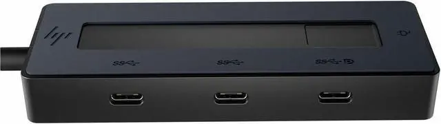 Alt view image 10 of 11 - HP 4K USB-C Multiport Docking Station 6G843A