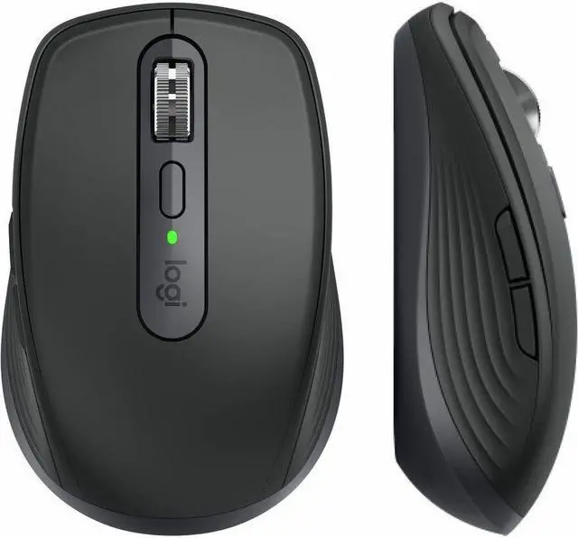Alt view image 6 of 10 - Logitech MX Anywhere 3S for Business - Wireless Mouse - Darkfield - Wireless - Bluetooth - Rechargeable - Graphite - USB Type C - 1000 dpi - 6 Button(s) - 4 Programmable Button(s)