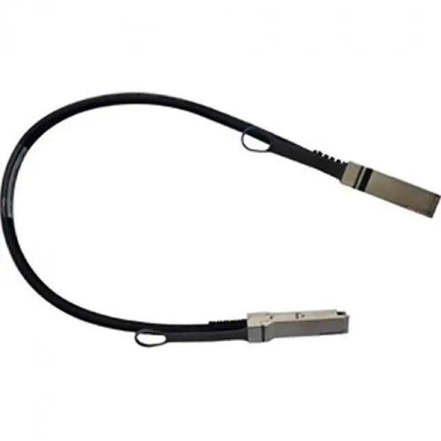 Alt view image 8 of 9 - Mellanox Passive Copper cable, IB HDR, up to 200Gb/s, QSFP56, LSZH, 0.5m, black pultab, 30AWG