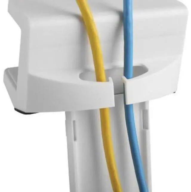 Alt view image 6 of 11 - Eaton Tripp Lite Series Clamp-On Power Strip Holder White CLAMPUSW