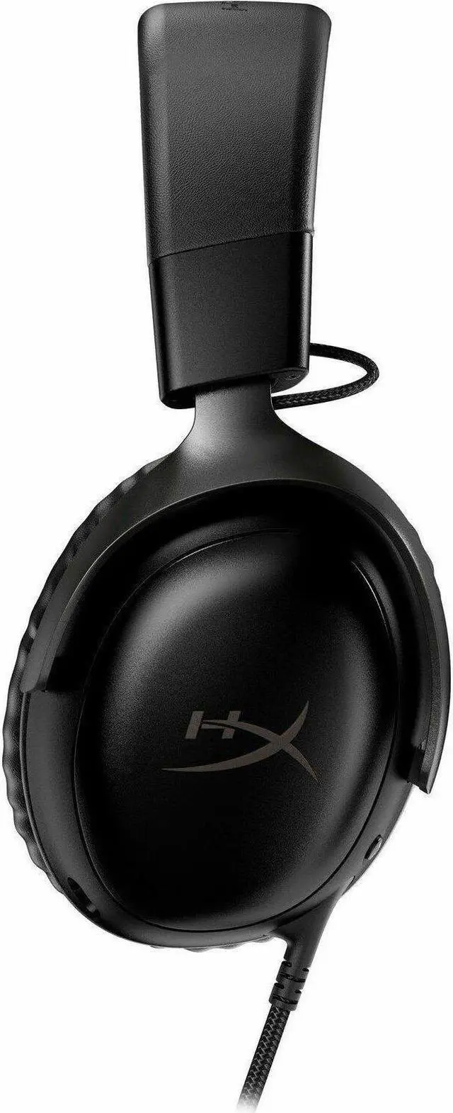 Alt view image 3 of 9 - HyperX Cloud III – Wired Gaming Headset, PC, PS5, Xbox Series X|S, Angled 53mm Drivers, DTS Spatial Audio, Memory Foam, Durable Frame, Ultra-Clear 10mm Mic, USB-C, USB-A, 3.5mm – Black