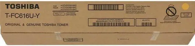 Main image of Toshiba Original Laser Toner Cartridge Yellow TFC616UY