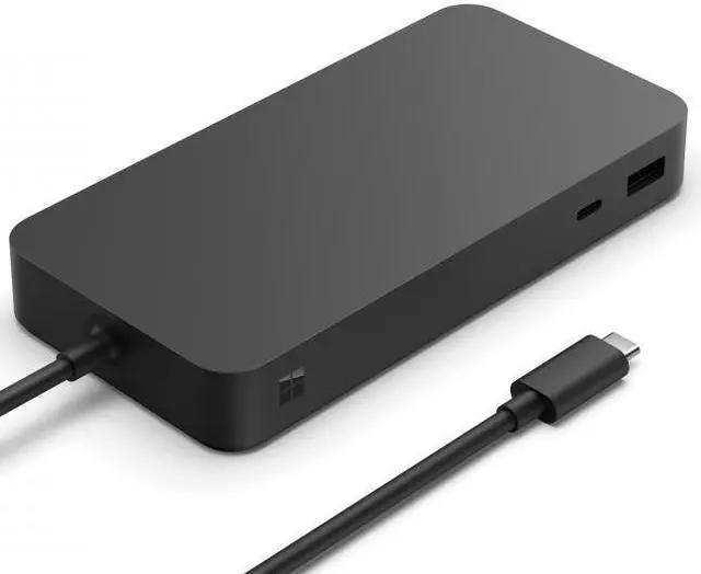 Alt view image 8 of 20 - Microsoft Surface Thunderbolt 4 Docking Station - Black (T8H-00001)