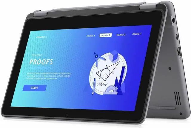 Alt view image 5 of 8 - Dell Latitude 3000 3140 11.6" Touchscreen Convertible 2 In 1 Notebook - Hd -