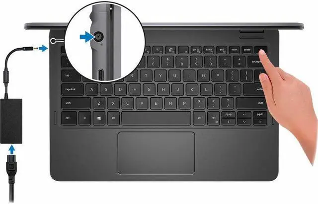 Alt view image 2 of 7 - Dell Latitude 3140 11.6" Clamshell Notebook - Intel N-Series N100 - 4 GB - 64 GB Flash Memory - Windows 11 Pro Education - Intel UHD Graphics - Webcam - IEEE 802.11 a/b/g/n/ac/ax Wireless   2NKX4