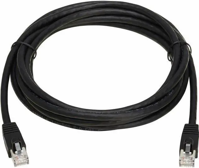Alt view image 3 of 7 - Tripp Lite by Eaton Cat8 40G Snagless SSTP Ethernet Cable RJ45 M/M PoE Black 10 ft. 3.1 m N272F10BK