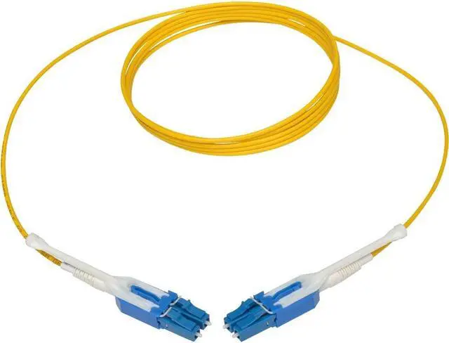 Alt view image 7 of 11 - DUPLEX SINGLEMODE 8.3/125 FIBER PATCH CABLE (LC/LC), PUSH/PULL TABS, 2 M (6 FT.)