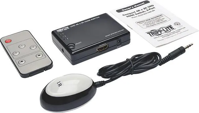 Alt view image 15 of 17 - Tripp Lite 3 Port Hdmi Mini Switch For Video And Audio 4K X 2K Uhd 30 Hz