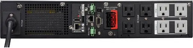 Alt view image 4 of 16 - Eaton 5PX1500RTG2 5PX G2 1440VA 1440W 120V Line-Interactive UPS - 8 NEMA 5-15R Outlets, Cybersecure Network Card Option, Extended Run, 2U Rack/Tower - 5PX G2 1440VA Rack/Tower UPS - 5 Minute Stand
