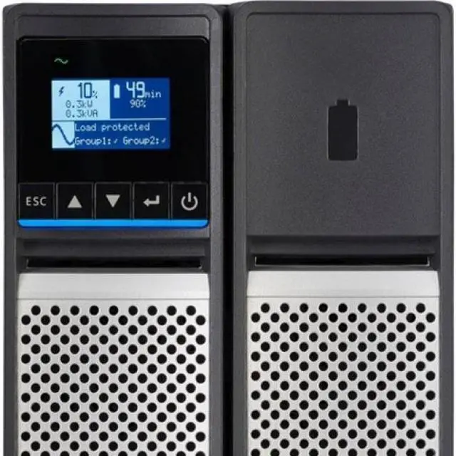 Alt view image 5 of 16 - Eaton 5PX1500RTG2 5PX G2 1440VA 1440W 120V Line-Interactive UPS - 8 NEMA 5-15R Outlets, Cybersecure Network Card Option, Extended Run, 2U Rack/Tower - 5PX G2 1440VA Rack/Tower UPS - 5 Minute Stand