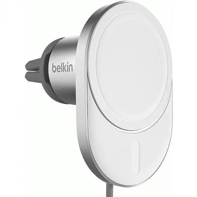Alt view image 7 of 20 - Belkin BoostCharge ProWireless CarChargerwithMagSafe15W Extra Strong Magnetic Vent Mount for iPhone 12, 13, 14