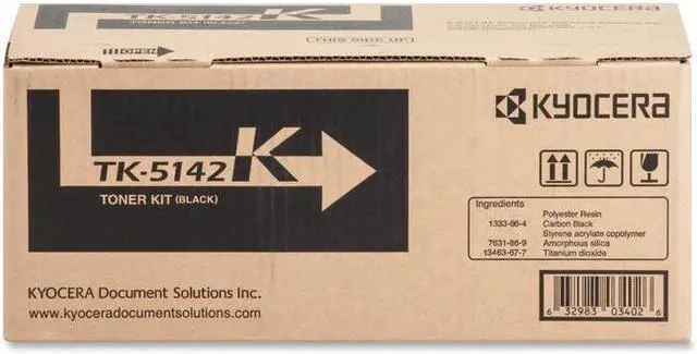 Alt view image 6 of 9 - Black Toner Cartridge for Kyocera TK-5142K ECOSYS M6530cdn, ECOSYS P6130cdn, Genuine Kyocera Brand