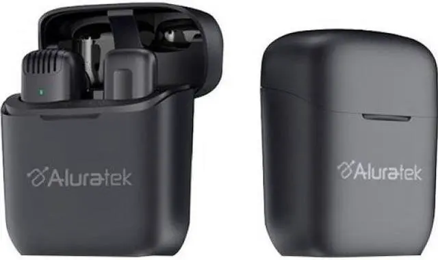 Alt view image 2 of 6 - Aluratek AWLML01F Wireless Lightning Lavalier Microphone Black