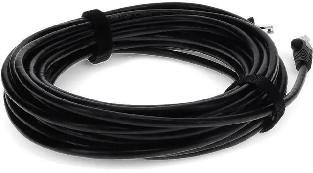 Alt view image 5 of 16 - AddOn Cat6 Straight UTP PVC Copper Patch Cable, 50ft - Black
