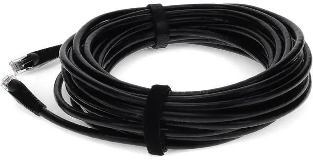 Alt view image 8 of 16 - AddOn Cat6 Straight UTP PVC Copper Patch Cable, 50ft - Black