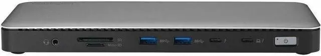 Alt view image 3 of 9 - Kensington SD5765T Thunderbolt 4 Dual 4K Docking Station (DFS) - 96W PD - for Monitor/Solid State Drive/Headphone/Microphone - Memory Card Reader - SD, microSD - Thunderbolt 4 - 2 Displays Supported -