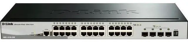 Alt view image 11 of 18 - D-Link DGS-1510-28XMP Systems 28-Port Gigabit SmartPro Stackable PoE/PoE+ Switch Including 4 10GbE SFP+ Ports
