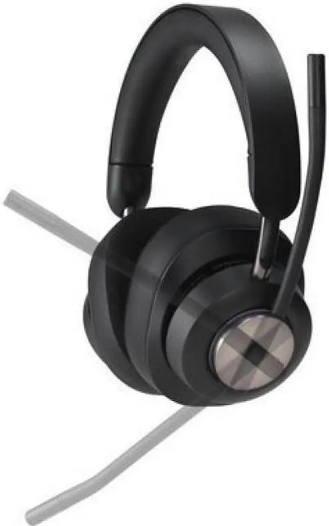 Alt view image 10 of 20 - Kensington H3000 98.4 ft Bluetooth Over-Ear Headset Google Assistant Siri Stereo USB Type C Wireless Bluetooth Black