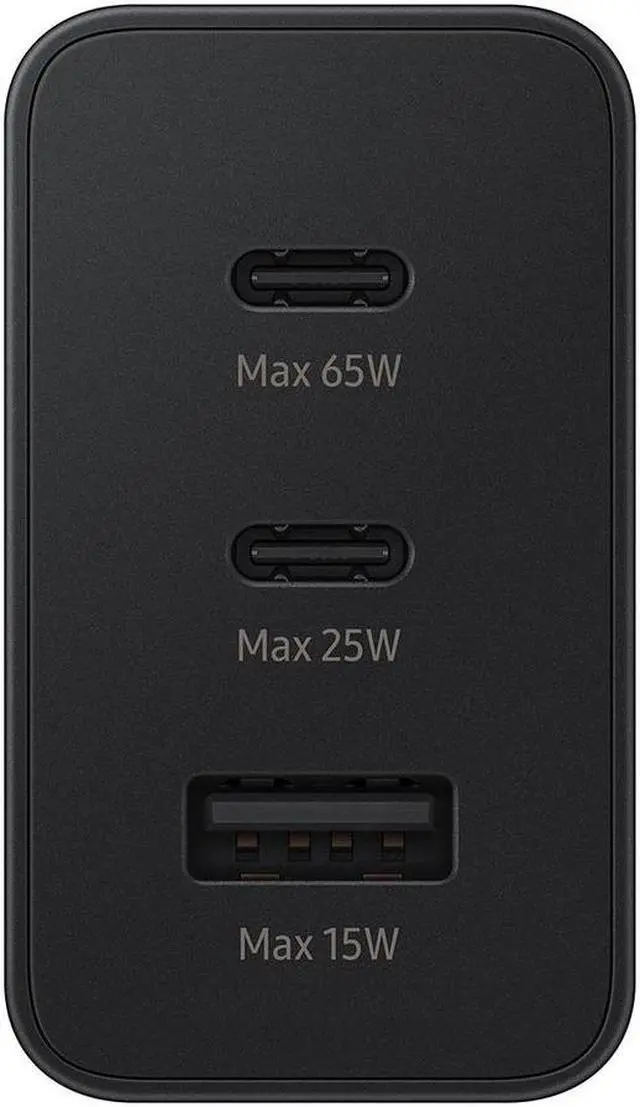 Alt view image 6 of 13 - Samsung 65W Trio Power Adapter, Black EP-T6530NBEGUS