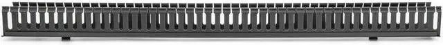 Alt view image 4 of 10 - Vertical Cable Organizer with Finger Ducts - 0U - 3 ft - Duct Panel - Black - 1 - 20U Rack Height - Steel, Plastic