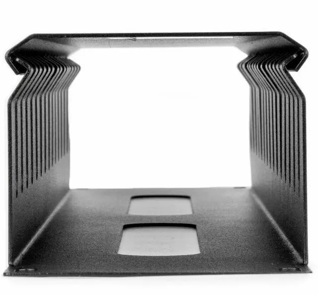 Alt view image 6 of 9 - 2U Horizontal Finger Duct Rack Cable Management Panel with Cover - Cable Management Panel - Black - 1 - 2U Rack Height - 19" Panel Width - Plastic, Steel