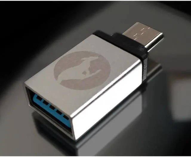 Alt view image 4 of 5 - Kanguru USB Type C to USB3.0 Adapter USBCADAPTER2PK