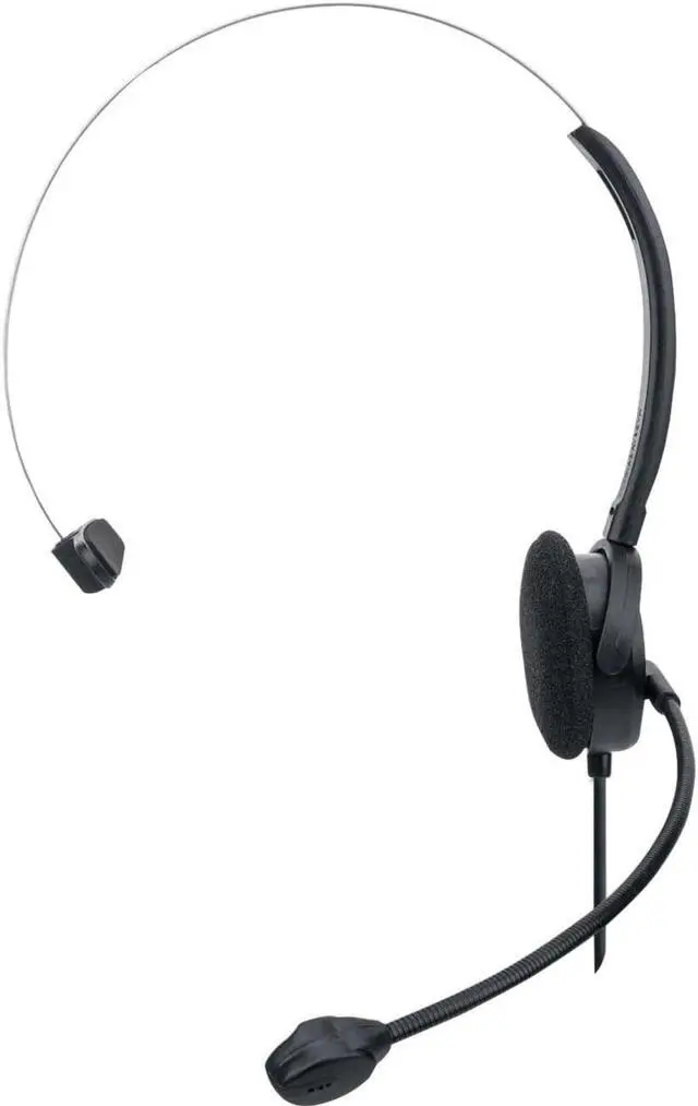 Alt view image 17 of 20 - Manhattan Mono On-Ear USB Headset with Microphone 179867