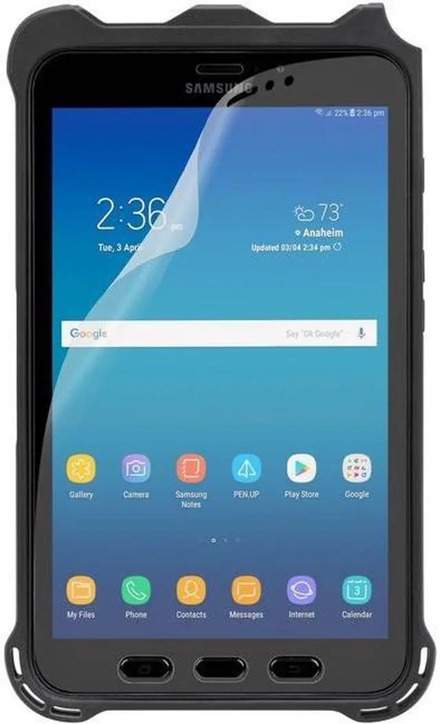 Alt view image 2 of 4 - Targus Scratch-Resistant Screen Protector for Samsung Galaxy Tab Active2 - AWV1308GLZ