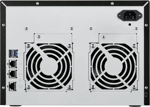 Alt view image 6 of 7 - BUFFALO TeraStation TS5820DN9608 8-Bay NAS 96TB (8x12TB) with NAS-Grade Hard Drives Included Desktop Network Attached Storage