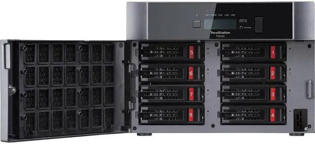 Main image of BUFFALO TeraStation TS5820DN9608 8-Bay NAS 96TB (8x12TB) with NAS-Grade Hard Drives Included Desktop Network Attached Storage