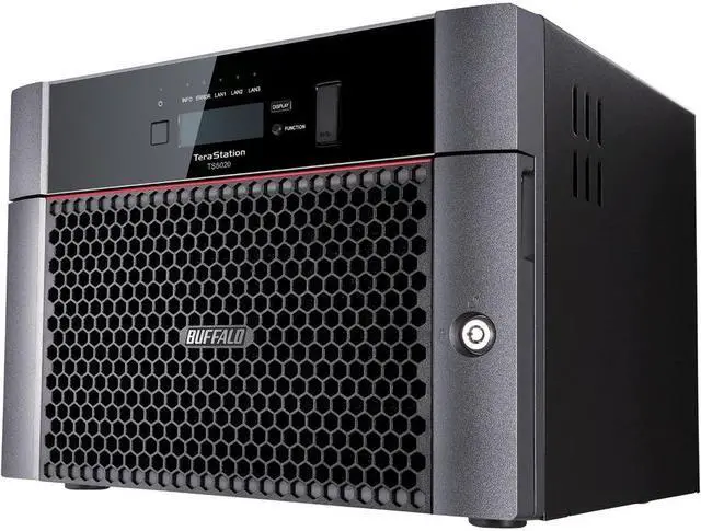 Alt view image 4 of 7 - BUFFALO TeraStation TS5820DN9608 8-Bay NAS 96TB (8x12TB) with NAS-Grade Hard Drives Included Desktop Network Attached Storage