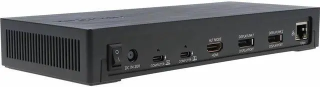 Alt view image 8 of 15 - VisionTek VT4950 KVM USB-C Docking Station with 100W PD 901520
