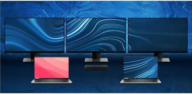 Alt view image 7 of 15 - VisionTek VT4950 KVM USB-C Docking Station with 100W PD 901520