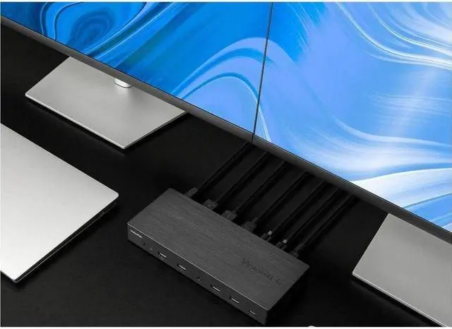 Alt view image 9 of 15 - VisionTek VT4950 KVM USB-C Docking Station with 100W PD 901520